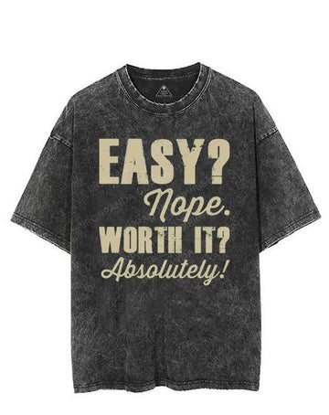 EASY? NOPE. WORTH IT? ABSOLUTELY! VINTAGE GYM SHIRT