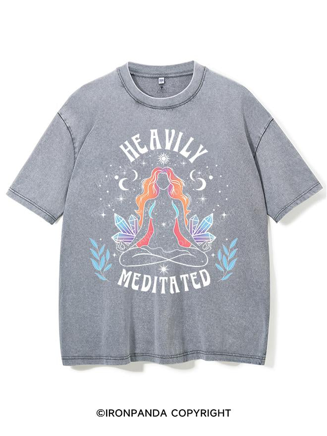 HEAVILY MEDITATED VINTAGE GYM SHIRT