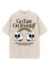 GO EASY ON YOURSELF VINTAGE GYM SHIRT