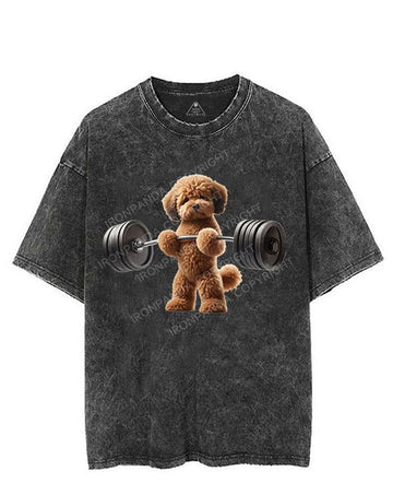 LITTLE PAWS, BIG LIFTS VINTAGE GYM SHIRT