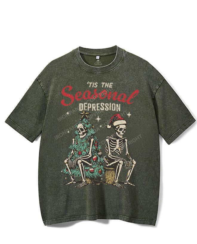 TIS THE SEASONAL DEPRESSION VINTAGE GYM SHIRT