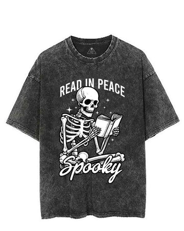 READ IN PEACE VINTAGE GYM SHIRT