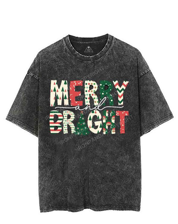 MERRY AND BRIGHT VINTAGE GYM SHIRT