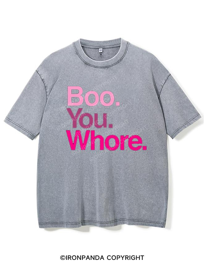 BOO YOU WHORE VINTAGE GYM SHIRT