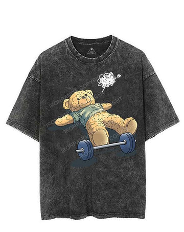 TEDDY'S BENCH HUSTLE VINTAGE GYM SHIRT