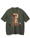 IRON-PUMPING LEOPARD VINTAGE GYM SHIRT