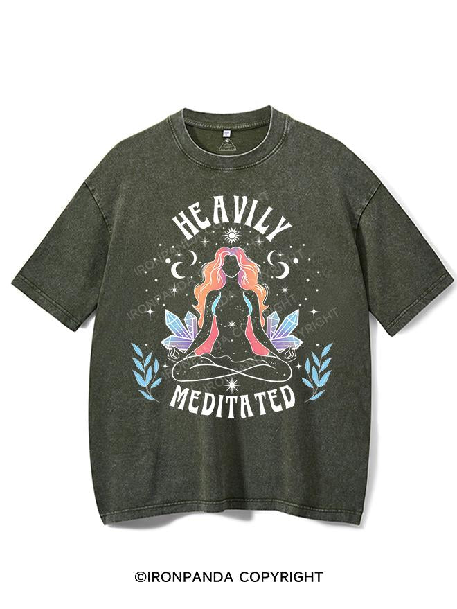 HEAVILY MEDITATED VINTAGE GYM SHIRT