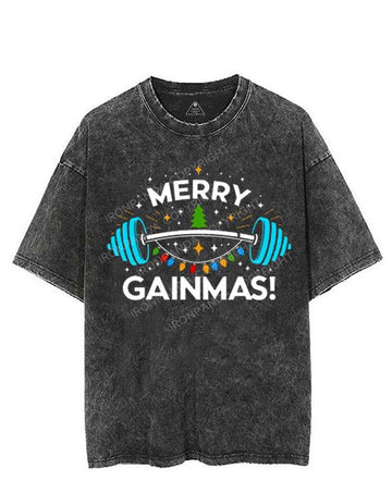MERRY GAINMAS VINTAGE GYM SHIRT