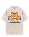 KITTEN AT GYM VINTAGE GYM SHIRT