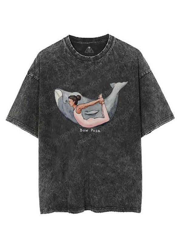 Bow Yoga Pose VINTAGE GYM SHIRT