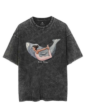 Bow Yoga Pose VINTAGE GYM SHIRT