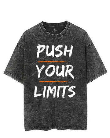 PUSH YOUR LIMITS VINTAGE GYM SHIRT