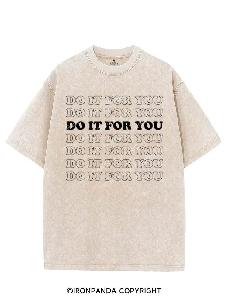 DO IT FOR YOU VINTAGE GYM SHIRT