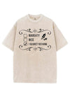 I REGRET NOTHING VINTAGE GYM SHIRT