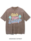 HAIR FLIPS AND DEADLIFTS VINTAGE GYM SHIRT