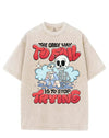 THE ONLY WAY TO FAIL IS TO STOP TRYING VINTAGE GYM SHIRT