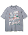 HO HO HOLD MY BUMBBELL IT'S FLEXMAS! VINTAGE GYM SHIRT
