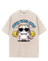 MEOW VIBES ONLY VINTAGE GYM SHIRT