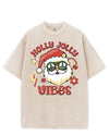 HOLLY JOLLY VIBES VINTAGE GYM SHIRT