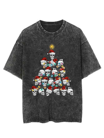 MERRY LIFTMAS SKELETON VINTAGE GYM SHIRT