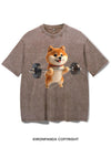 DEADLIFTING SHIBA VINTAGE GYM SHIRT
