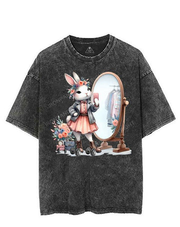 SELFIE STAR, BUNNY STYLE VINTAGE GYM SHIRT