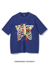 A CHRISTMAS SKELETON VINTAGE GYM SHIRT