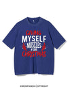 GIVING MYSELF MUSCLES FOR CHRISTMAS VINTAGE GYM SHIRT
