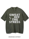 SWEAT OFF THE STRESS VINTAGE GYM SHIRT