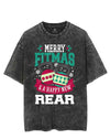 Merry fitmas & a happy new rear VINTAGE GYM SHIRT