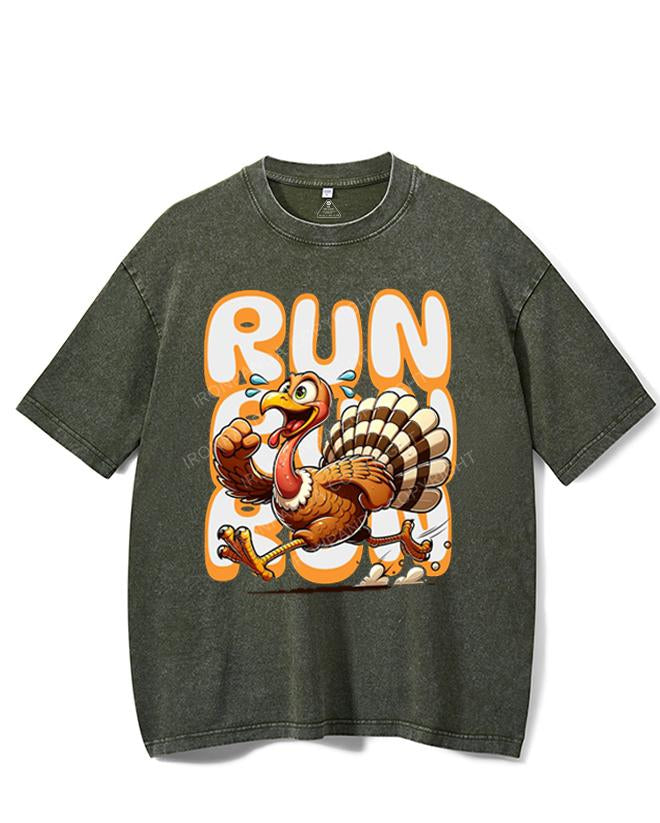 RUN RUN RUN TURKEY VINTAGE GYM SHIRT