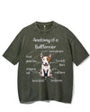 ANATOMY OF A BULLTERRIER VINTAGE GYM SHIRT