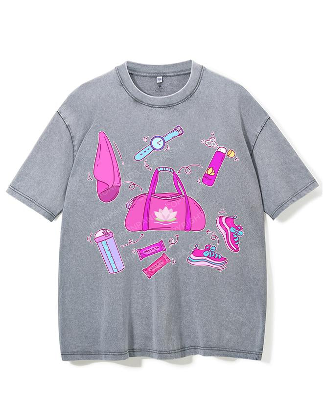 READY, SET, SWEAT VINTAGE GYM SHIRT