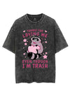 THANKS FOR LOVING ME EVEN THOUGH I'M TRASH VINTAGE GYM SHIRT