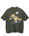 TEDDY'S BENCH HUSTLE VINTAGE GYM SHIRT