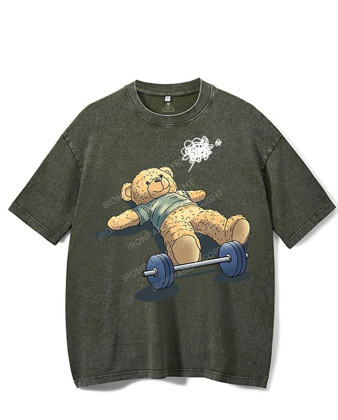 TEDDY'S BENCH HUSTLE VINTAGE GYM SHIRT