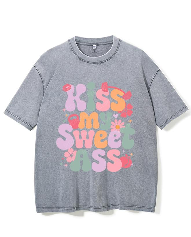 KISS MY SWEET ASS VINTAGE GYM SHIRT