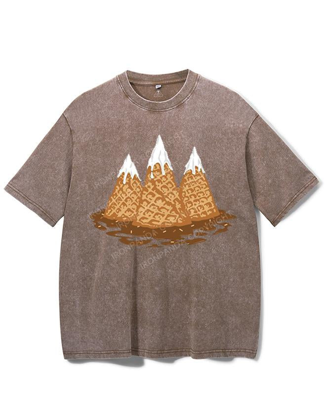 ICE CREAM MOUNTAINS VINTAGE GYM SHIRT