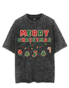 MERRY CHRISTMAS STYLE VINTAGE GYM SHIRT