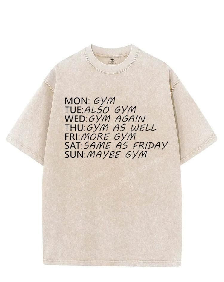 GYM EVERYDAY VINTAGE GYM SHIRT