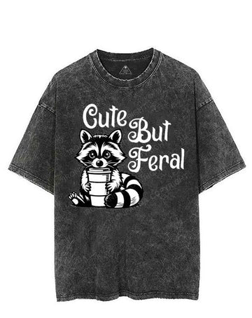 CUTE BUT FERAL VINTAGE GYM SHIRT