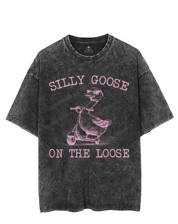 SILLY GOOSE ON THE LOOSE VINTAGE GYM SHIRT