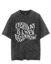 EVERYDAY IS A NEW BEGINNING VINTAGE GYM SHIRT
