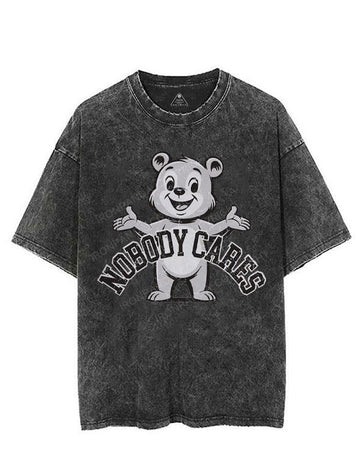 NOBODY CARES VINTAGE GYM SHIRT
