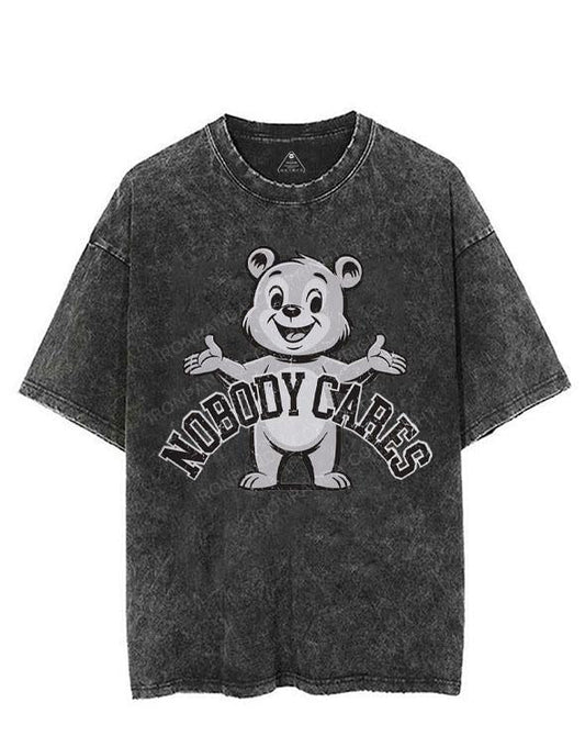 NOBODY CARES VINTAGE GYM SHIRT