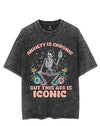 ANXIETY IS CHRONIC BUT THIS ASS IS ICONIC VINTAGE GYM SHIRT