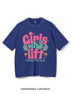 GIRLS WHO LIFT CHANGE THE GAME VINTAGE GYM SHIRT