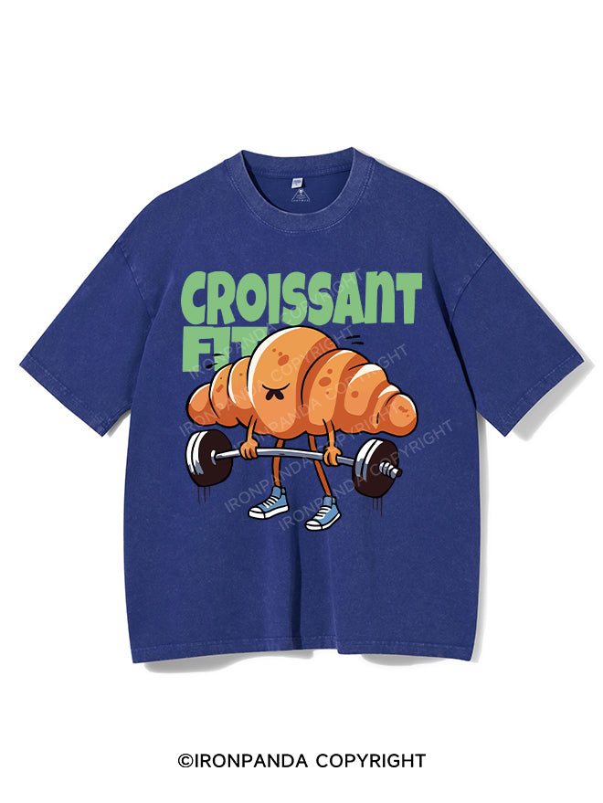 CROISSANT FIT VINTAGE GYM SHIRT
