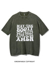 May The Booty Get Fatter And The Belly Get Flatter Amen Vintage Gym Shirt