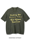 NOTHING BUT REAL HUMAN EMOTIONS VINTAGE GYM SHIRT